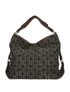 Bolso Al Hombro Tejido CH, 100&euro;, Bolso, Marrón/Negro, Tejido - General, Vista frontal